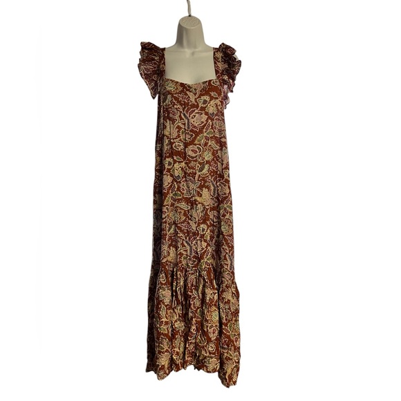 House of Harlow 1960 NWT pastel brown dress sz M - Picture 2 of 3